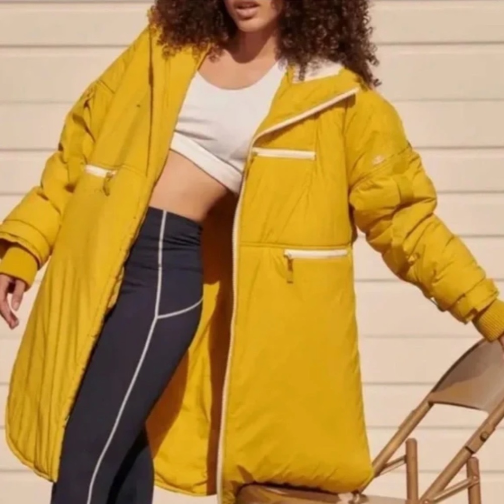 Free People Survival Mode Puffer in Desert Grass - Picture 3 of 11